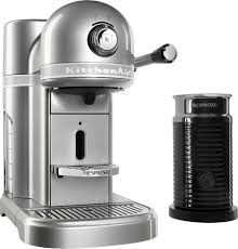 Includes aeroccino 3 milk frother, which froths hot or cold milk for making lattes, cappuccinos and macchiatos. Best Buy Kitchenaid Kes0504sr Nespresso Espresso Maker Coffee Maker Milk Frother Sugar Pearl Silver Kes0504sr