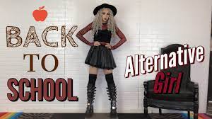 Alternative women's eco classic jogger. Back To School Outfit Ideas Alternative Fashion Punky Dani Youtube