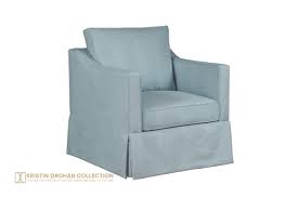 That a chair is only finished when somebody actually sits in it. Louie Swivel Chair The Kristin Drohan Collection