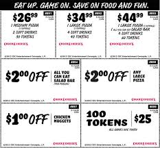 Chuck E Cheese S Coupons Valid Until Jan 2 13 Money Saver Save On Foods Bar Drinks