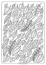 Fall coloring pages for adults are here. Free Printable Falling Leaves Coloring Page