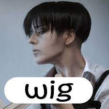 Cosplay Wig Leviheichou Rivaille Snk Attackontitan Shingeki Etsy Levi Haircut Girl Haircuts Red Scene Hair