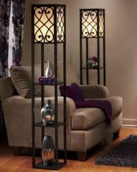 Eurico Floor Lamp With Shelves Floor Lamps Living Room Floor Lamp With Shelves Lamps Living Room