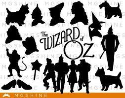 Wizard Of Oz Svg For Cricut Silhouette Wizard Of Oz Silhouette Wizard Of Oz Png Clipart Wizard Of Oz Dxf Vector Fil Wizard Of Oz Silhouette Paper Wizard