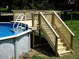 Here, we will talk about above ground pool deck ideas. Pin On Garden Outdoors