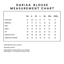 Blouse Armhole Measurement Chart Rldm