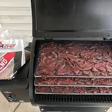 How To Smoke Brisket In The New Pellet Grill And Smoker Or The Smoke Vault Smoker Beef Jerky Brisket Jerky Recipe Homemade Beef Jerky
