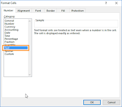 Select the option text from the menu on the left. How To Stop Excel From Changing Numbers To Dates Automatically