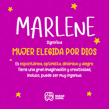 Significado Del Nombre Marlene