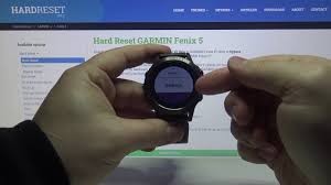 How to restore defaults in garmin fenix 5? Hard Reset Garmin Fenix 5 Performer Wipe Date Restore Defaults Youtube