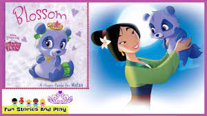 Disney Princess Palace Pets MULAN 🐼 BLOSSOM a happy panda follow along  reading book Fun Stories Play - YouTube
