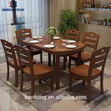 Wooden dining table set / 6 chairs. Dining Table Set 6 Chairs Restaurant Wooden Furniture Buy Chairs And Tables 6 Seaters Wooden Dining Tables And Chairs Cheap Dining Room Sets Product On Alibaba Com