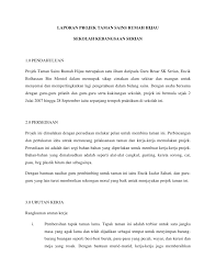 .kertas kerja program erat kasih tarikh : Laporan Keseluruhan Projek Taman Sains Rumah Hijau