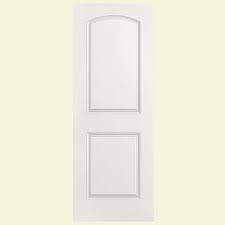 The beautiful door masonite vanity mirror doors are like 2 doors Masonite 30 In X 80 In Solidoor Roman Smooth 2 Panel Round Top Solid Core Primed Composite Interior Door Slab 24935 The Home Depot In 2021 Doors Interior Prehung Interior Doors Masonite