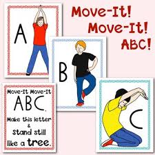 Du erhältst diese nachricht, weil du dich auf meiner seite für neue . Alphabet Movement Yoga Cards Multisensory Learning For Prek And Kindergarten Multi Sensory Learning Multisensory Abc Phonics