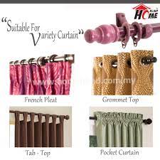 Rod langsir sistem trek dawai langsir. Osaka Wooden Curtain Rod Kayu Langsir 4 Feet 5 Feet 6 Feet 7 Feet 8 Feet 9 Feet 10 Feet Shopee Malaysia