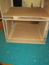 Creation En Carton Recycle En Utilisant La Technique Du Boitage Meuble En Carton Tuto Meubles En Carton Mobilier De Salon