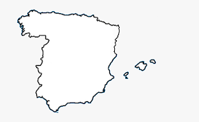 Learn more about each region spain is made up of 17 autonomous regions as shown in the map above. Blank Map Of Spain Spain Regions Map Black And White Hd Png Download Kindpng