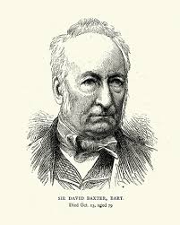 Sir David Baxter 1st Baronet Stock Illustration