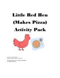 This is a literacy product to the story the little red hen makes a pizza. Little Red Hen Makes Pizza Activity Pack By Speechie Dragon Tpt