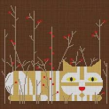 If you have images of work by this artist or books he features in post them here! Cat Autumn Edie Needlepoint Pattern The Source For Artwork From Charley Edie And Brett Harper Official Charley Harper Art Studio