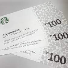 Starbucks gift card 2011 heart coffee love. Starbucks Gift Certificate Tickets Vouchers Store Credits On Carousell