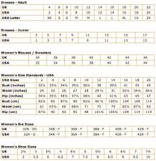 14 Memorable U K Size Chart Convert To U S