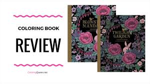 Published in sweden as blomstermandala. Twilight Garden Coloring Book Review By Maria Trolle Aka Blomster Mandala Youtube