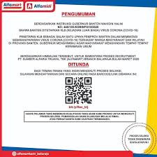 Maybe you would like to learn more about one of these? Recruitment Alfamart Balaraja Serangid