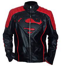 Superman Black And Red Leather Jacket Leather Jacket Red Leather Jacket Superman
