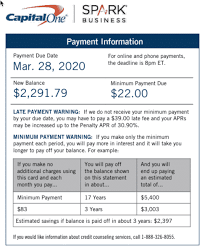 I don't have a capital one online account. A Complete Guide To A Credit Card Minimum Payment Allcards Com