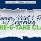 UV Canvas Print & Frame w/ Engraving: Make-&-Take.... event in La Vale, MD