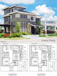 Japanese Inspired Three Storey House Japanese Modern House Japanese Style House Modern Style House Plans