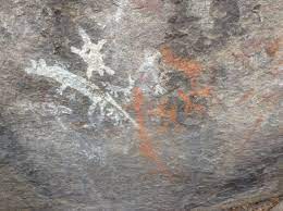 Wonderful Ancient Australian Aboriginal Rock Painting At Yankee Hat In Namadgi National Park In Nsw Near Canberra Rock Art Art Sites Aboriginal