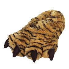 Orange Tiger Paw Slippers Tiger Paw Slippers Paw Slippers Tiger Paw