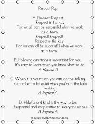 Behaving Is Cool Raps For The Beginning Of School Classroom Freebies Beginning Of School Classroom Freebies Good Raps