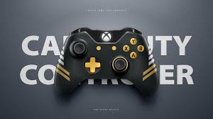 Esports Ps4 Xbox Controllers Mockup Templates Sports Templates In 2020 Xbox One Controller Mockup Psd Psd Mockup Template