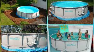 Summer Waves Elite 14 Foot Above Ground Pool From Walmart Unboxing Setup And Review Youtube
