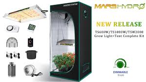 Cheap grow tent with lights and fan. Install Ventilation Kit Of Mars Hydro Ts600 Ts1000 Tsw2000 Grow Light Complete Kit Youtube