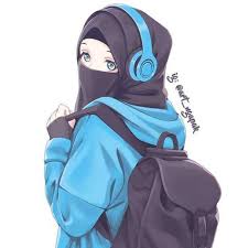  580 Ide Anime Islami Kartun Kartun Hijab Gambar