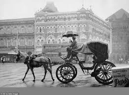 Victoria horse drawn carriage Bombay ...