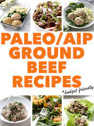 Paleo Aip Ground Beef Recipes Ground Beef Recipes Beef Recipes Beef Bowl Recipe