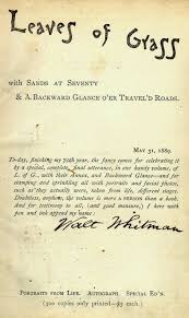 Uconstruction Most Beautiful Love Poems Walt Whitman Leaves Of Grass