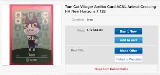 Check spelling or type a new query. People On Ebay Are Asking Insane Prices For These Animal Crossing Amiibo Cards Destructoid