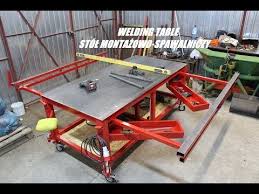 Welding Table Build Stol Spawalniczy Montazowy Diy Youtube Welding Table Welding Table Diy Diy Welding