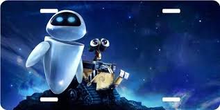License Plate Wall E Wall E And Eve In 2020 Wall E Eve Wall E Disney Desktop Wallpaper