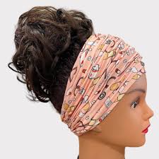 Nurse Scrunch Headbands, Extra Wide Headband, Workout Headband, Scrunch  Headband, Wide Headband, Women Headband