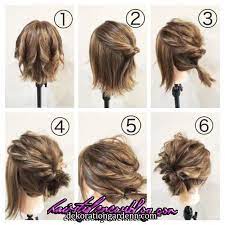 Easy Hairstyle Easy Hairstyle In 2020 Short Hair Updo Easy Hairstyles Short Hair Ponytail Easy Hairstyl Short Hair Updo Easy Hairstyles Easy Hair Updos