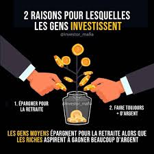 2 Raisons Pour Lesquelles Les Gens Investissent Gagner De L Argent Marketing De L Entreprise Mafia