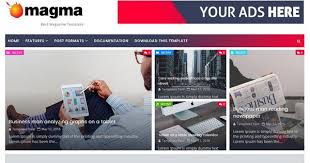 Magma News Responsive Blogger Template Is One Of The Best Fast Loading Magazine Blogger Magazine Blogger Template Blogger Templates Responsive Blogger Template